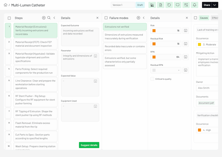AI-Powered Risk File Creation